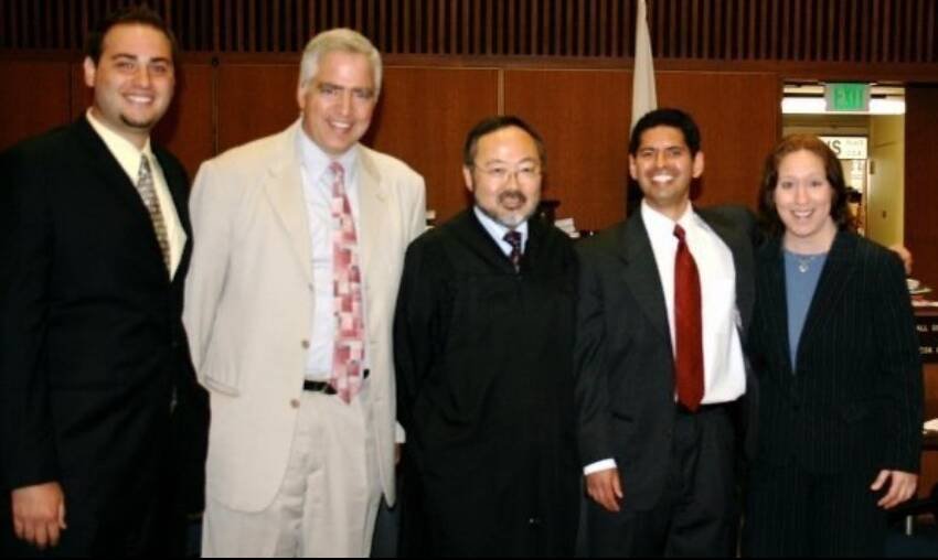 Sedrak in 2009 with the Hon. Judge Lance Ito